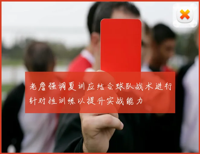 老詹强调夏训应结合球队战术进行针对性训练以提升实战能力